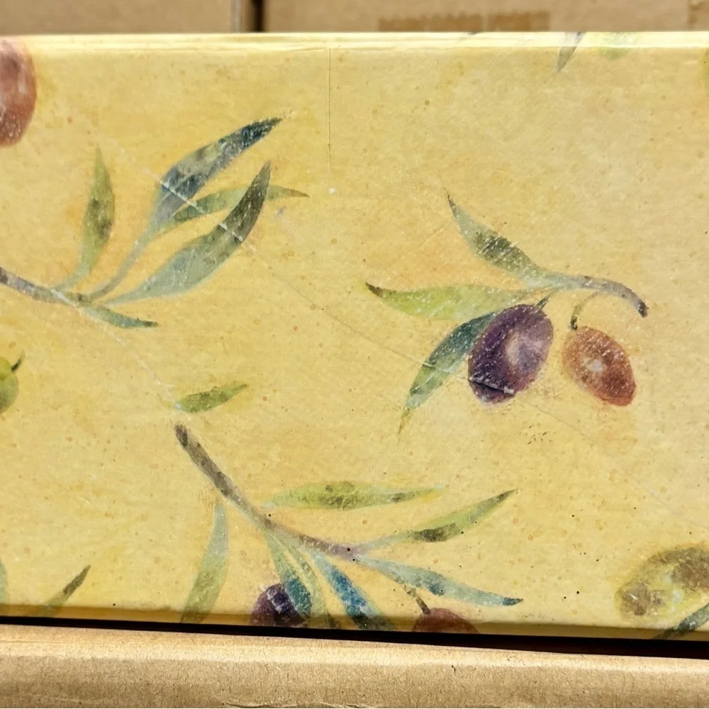 Toscana Recipe Card Box - BOX ONLY- See pics